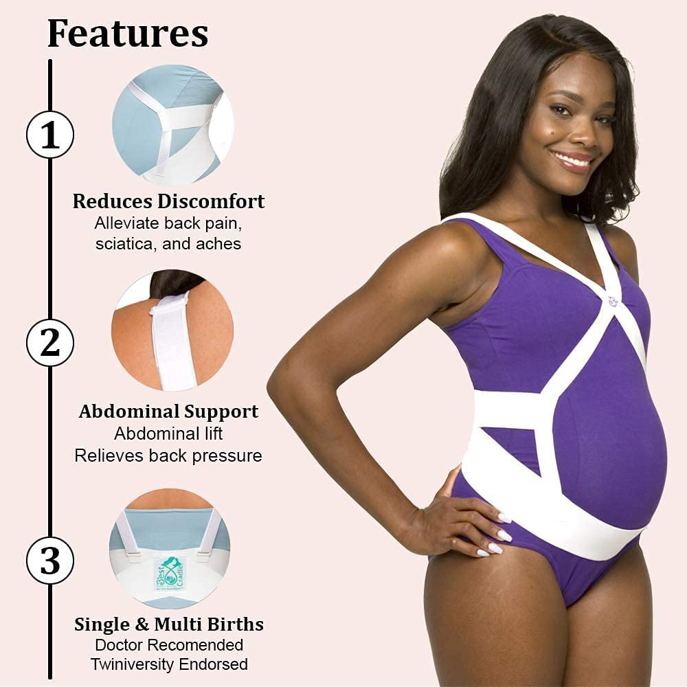 BellyBliss Pregnancy Belt - Ultimate 3-in-1 Pregnancy Support for